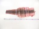ヘビ革　ピンク　最大巾20cm　長さ130cm　0.4mm厚